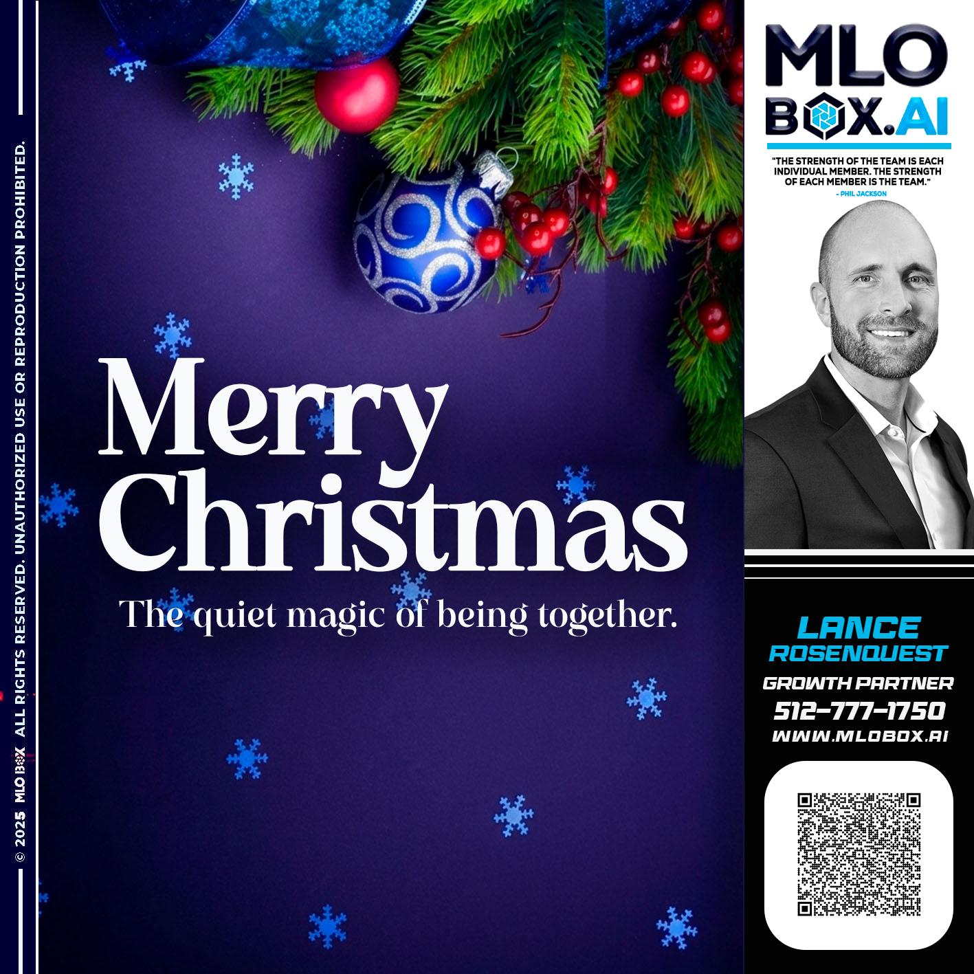 merry christmas - Lance Rosenquest -Mortgage Advisor