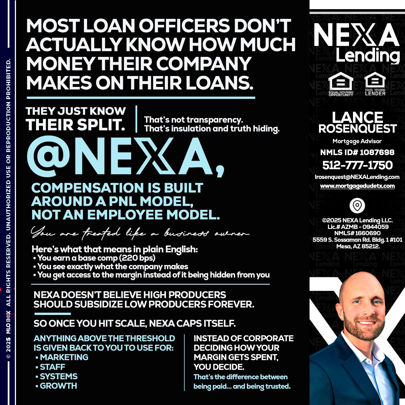 @NEXA - Lance Rosenquest -Mortgage Advisor