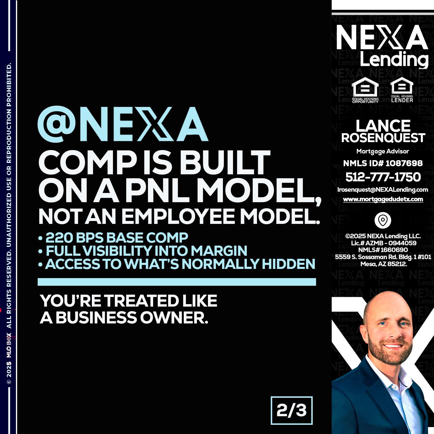 2 OF 3 - Lance Rosenquest -Mortgage Advisor