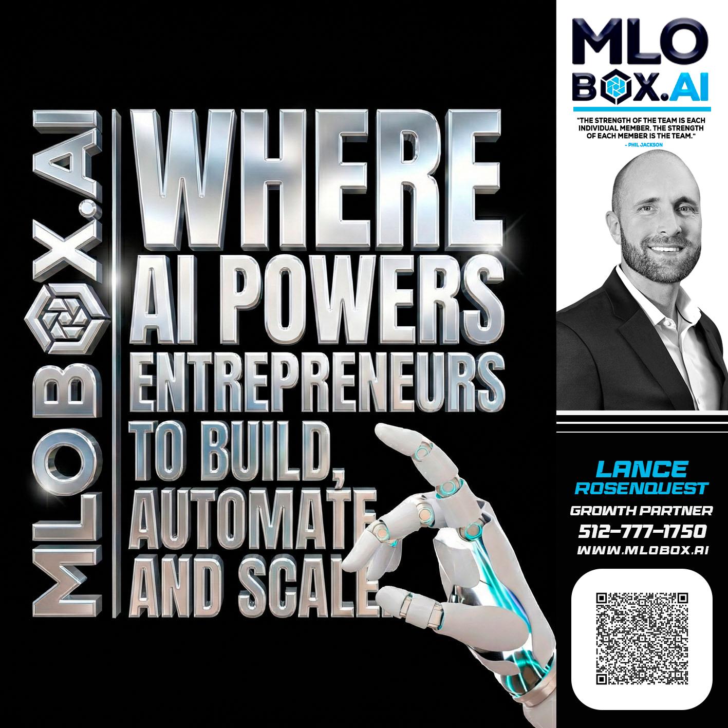 WHERE AI POWERS - Lance Rosenquest -Mortgage Advisor